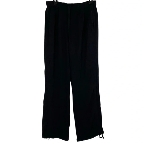 Donna Karan Straight Leg Pants Womens Small Medium Pull On Versatile Loose Fit - Picture 1 of 14